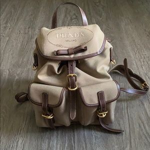 Prada Jacquard Backpack